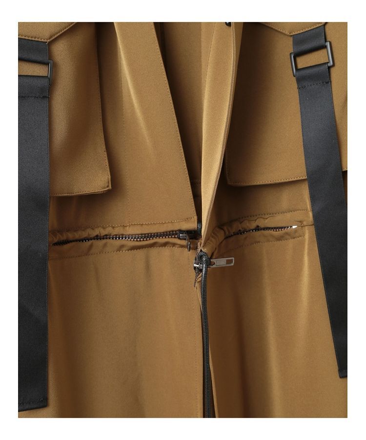 Editt by YECCA VECCA「ミリタリーデザインジレ」|ワンピース|