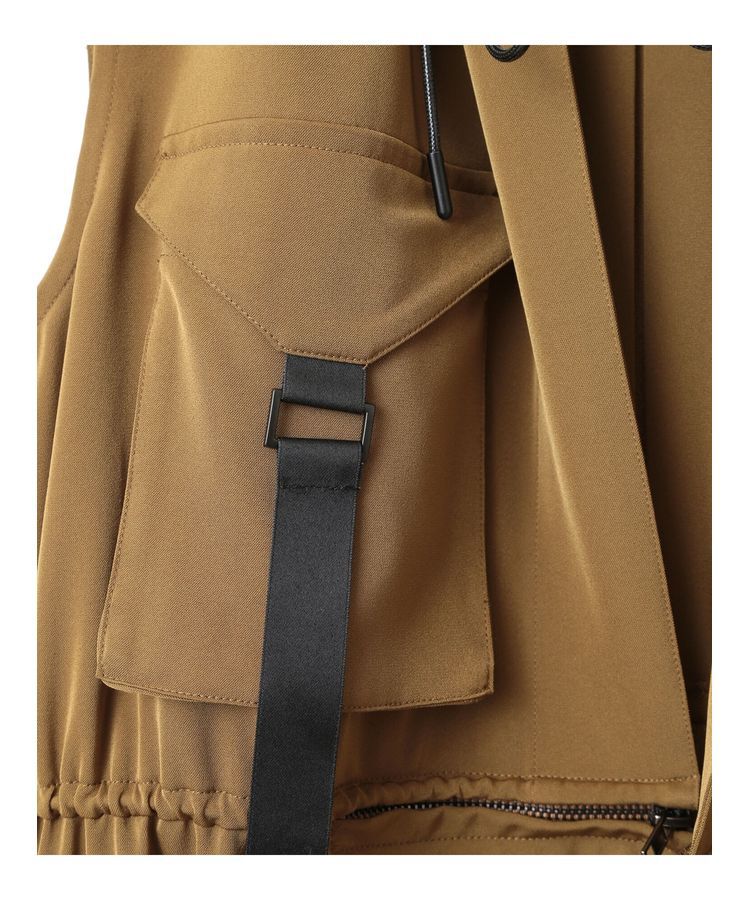 Editt by YECCA VECCA「ミリタリーデザインジレ」|ワンピース|