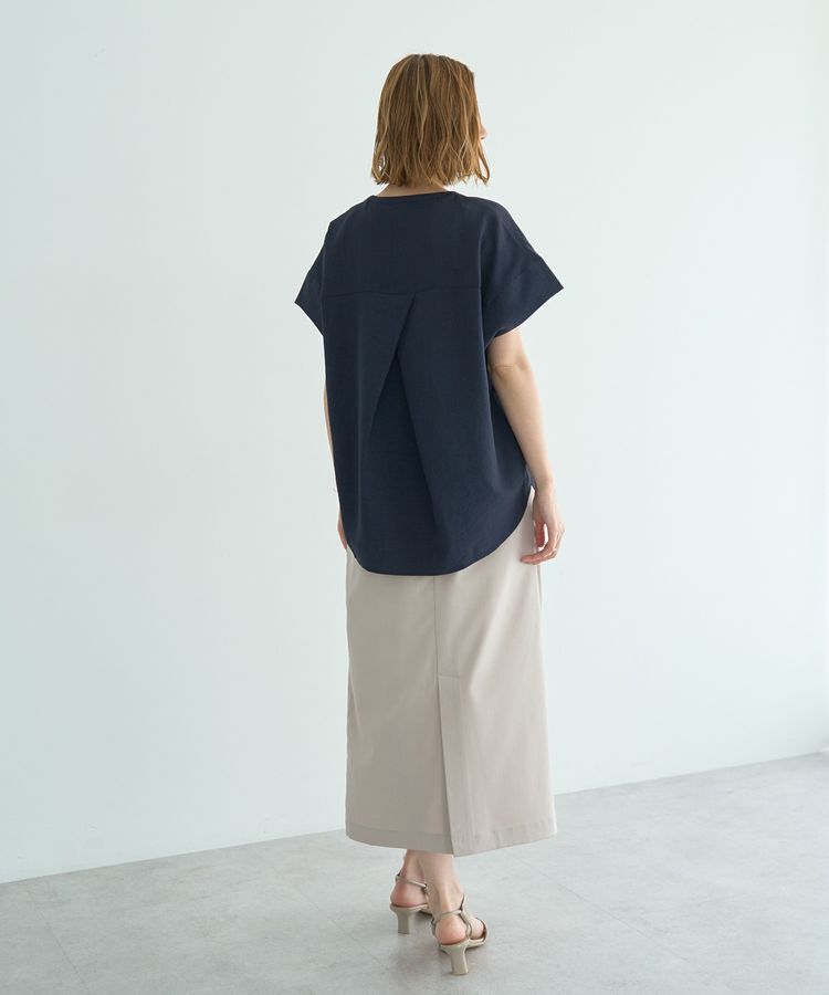 YECCA VECCA「タックスキッパーブラウス」|シャツ・ブラウス|