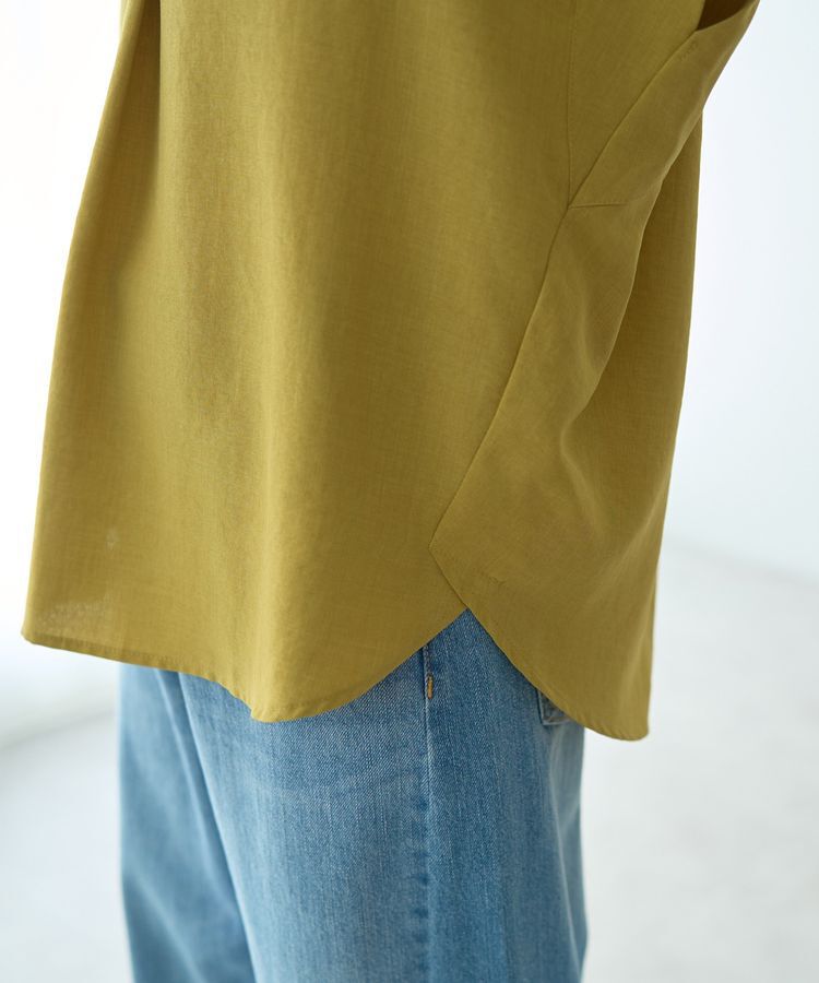 YECCA VECCA「タックスキッパーブラウス」|シャツ・ブラウス|