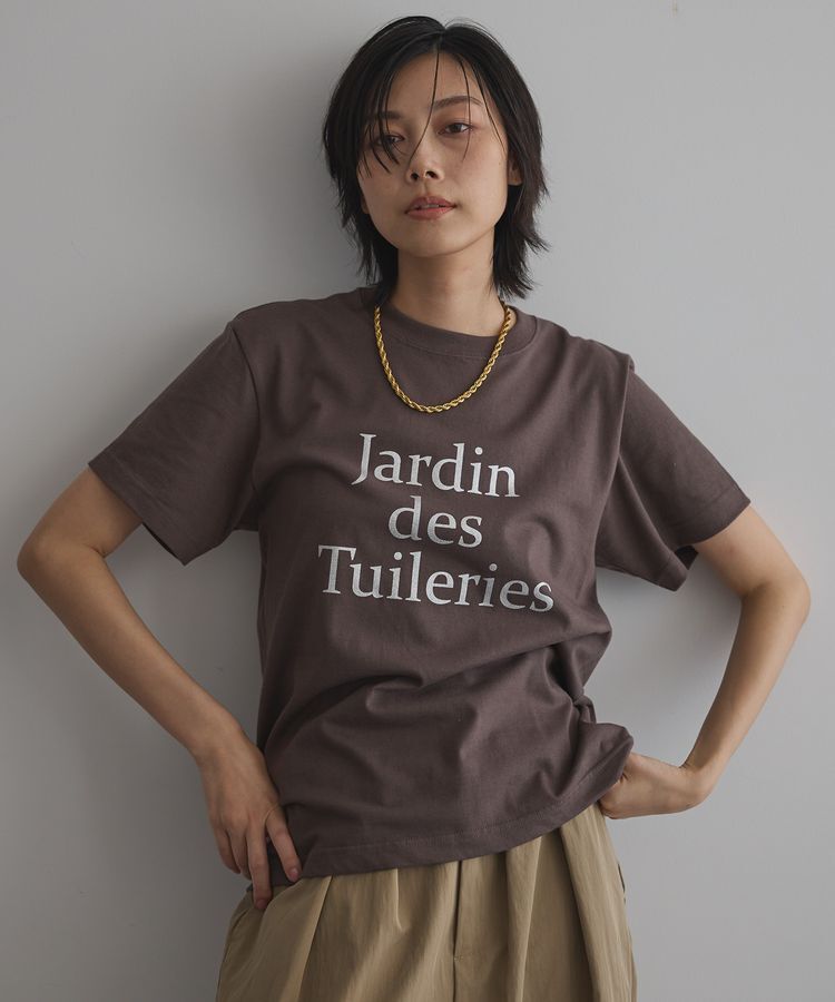 GARAGE OF GOOD CLOTHING「TuileriesプリントT」|Tシャツ・カットソー|Charcoal Gray