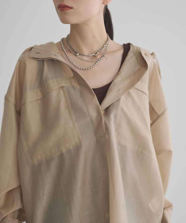 GARAGE OF GOOD CLOTHING「シアーフーディーシャツ」|シャツ・ブラウス|