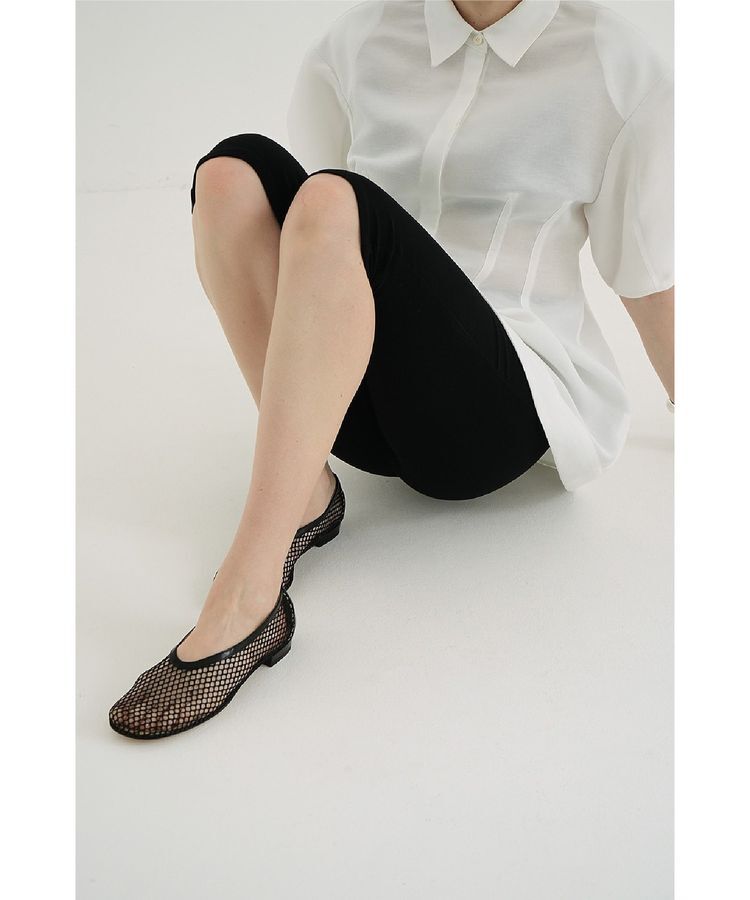 GARAGE OF GOOD CLOTHING「【CLANE】 mesh oblique toe flat」|パンプス|