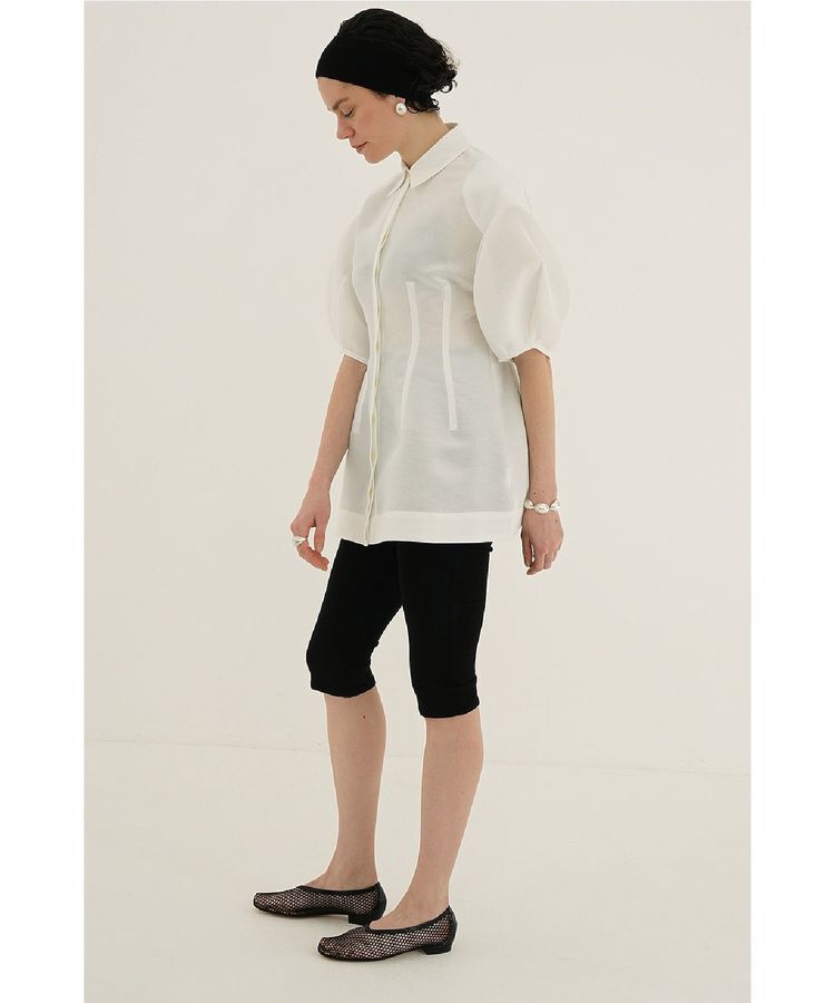 GARAGE OF GOOD CLOTHING「【CLANE】 mesh oblique toe flat」|パンプス|