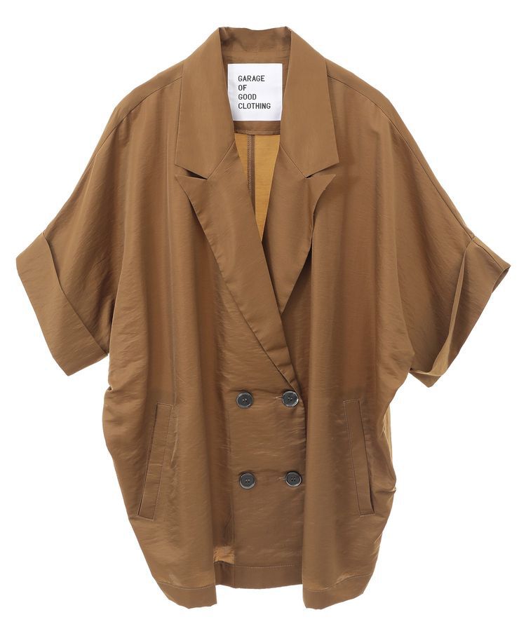 GARAGE OF GOOD CLOTHING「キュプラ混半袖ジャケット」|テーラードジャケット|
