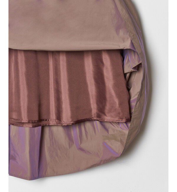 LOULOU WILLOUGHBY「【LOULOU WILLOUGHBY】アルマンドタフタティアードスカート」|スカート|