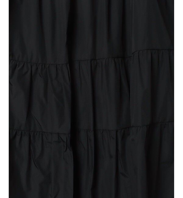 LOULOU WILLOUGHBY「【LOULOU WILLOUGHBY】アルマンドタフタティアードスカート」|スカート|