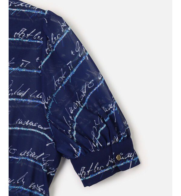 LOULOU WILLOUGHBY「【LOULOU WILLOUGHBY】RATTIレタードボーダーワンピース」|ワンピース|