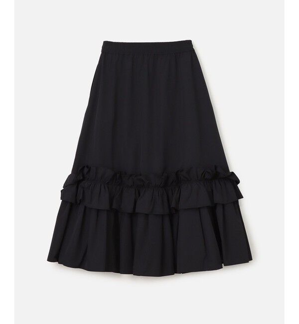 LOULOU WILLOUGHBY「【LOULOU WILLOUGHBY】ハイカウントパピヨンスカート」|フレア|