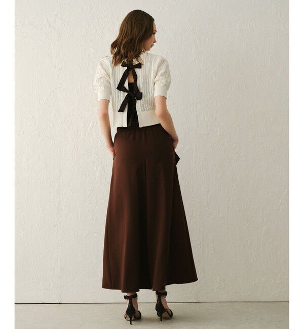 LOULOU WILLOUGHBY「【LOULOU WILLOUGHBY】2WAYリボンプルオーバー」|ニット・セーター|