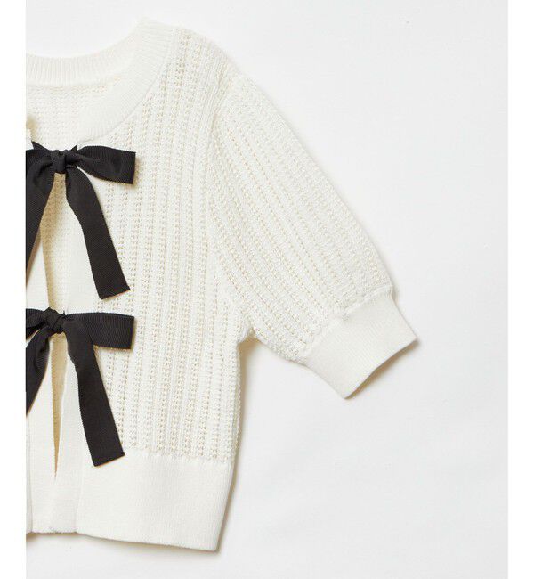 LOULOU WILLOUGHBY「【LOULOU WILLOUGHBY】2WAYリボンプルオーバー」|ニット・セーター|