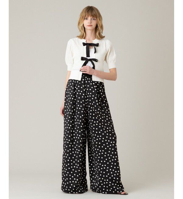 LOULOU WILLOUGHBY「【LOULOU WILLOUGHBY】2WAYリボンプルオーバー」|ニット・セーター|