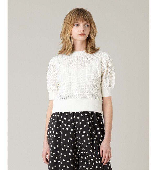 LOULOU WILLOUGHBY「【LOULOU WILLOUGHBY】2WAYリボンプルオーバー」|ニット・セーター|