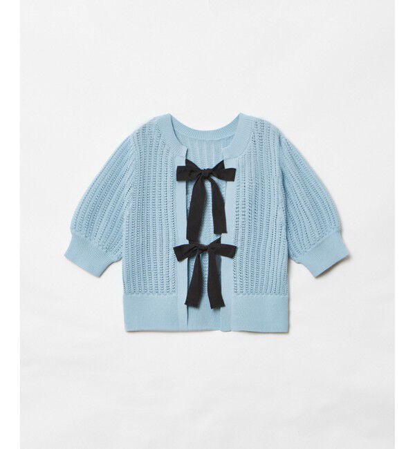LOULOU WILLOUGHBY「【LOULOU WILLOUGHBY】2WAYリボンプルオーバー」|ニット・セーター|