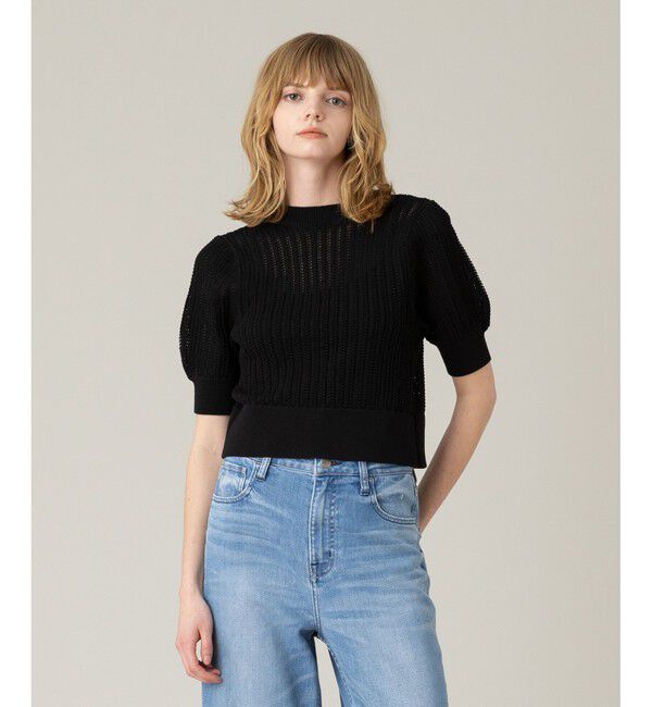 LOULOU WILLOUGHBY「【LOULOU WILLOUGHBY】2WAYリボンプルオーバー」|ニット・セーター|