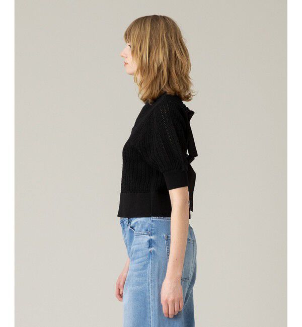 LOULOU WILLOUGHBY「【LOULOU WILLOUGHBY】2WAYリボンプルオーバー」|ニット・セーター|