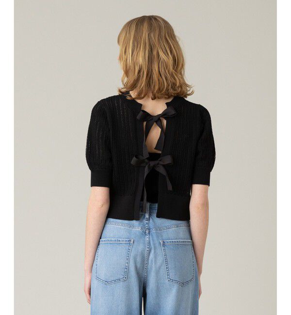 LOULOU WILLOUGHBY「【LOULOU WILLOUGHBY】2WAYリボンプルオーバー」|ニット・セーター|