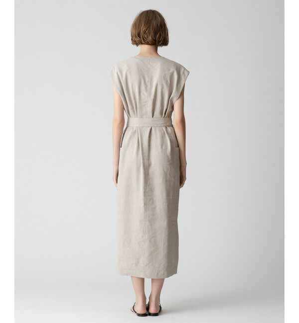 allureville「スラブリネンフレンチスリーブワンピース」|ワンピース|