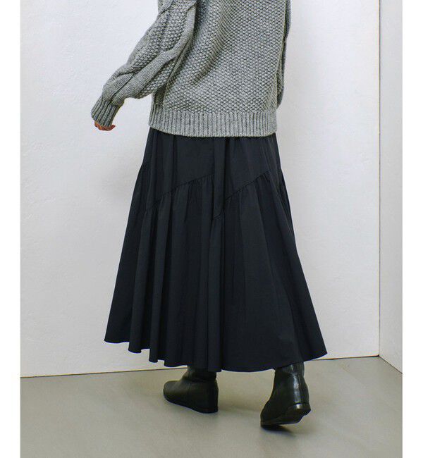 allureville「◇バイヤス切替ギャザースカート」|スカート|