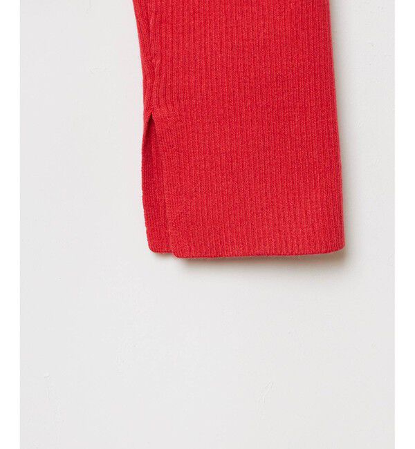 LOULOU WILLOUGHBY「【LOULOU WILLOUGHBY】フリルスリットプルオーバー」|ニット・セーター|