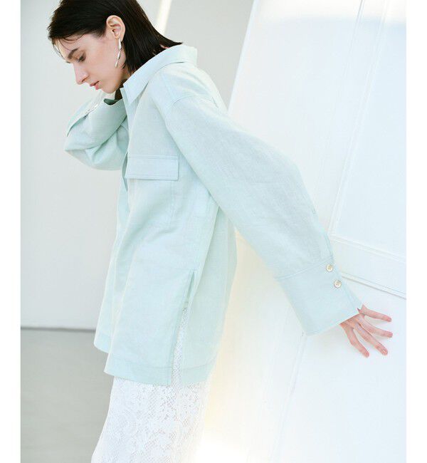 allureville「リネンプルオーバーシャツ」|シャツ・ブラウス|