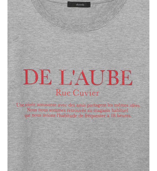 allureville「グロスラバーロゴロンTEE」|Tシャツ・カットソー|