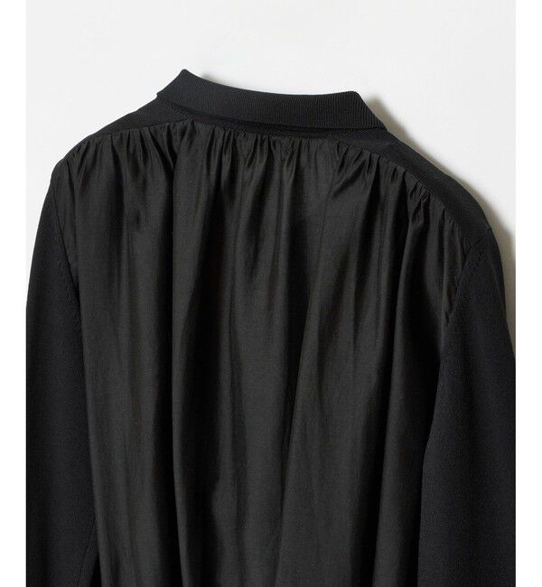 allureville「布帛コンビニットブルゾン」|カーディガン|