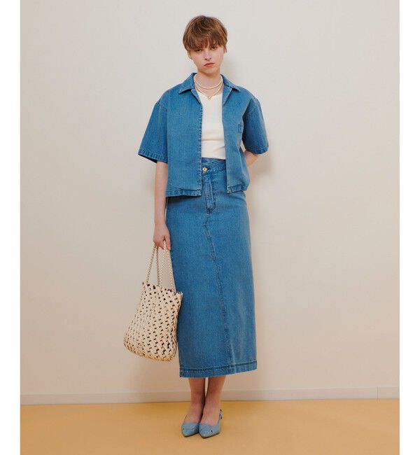 allureville「デニムボクシーシャツ」|シャツ・ブラウス|