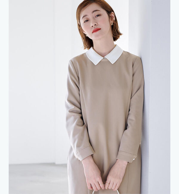 ur's「襟付Iラインワンピース」|ワンピース|