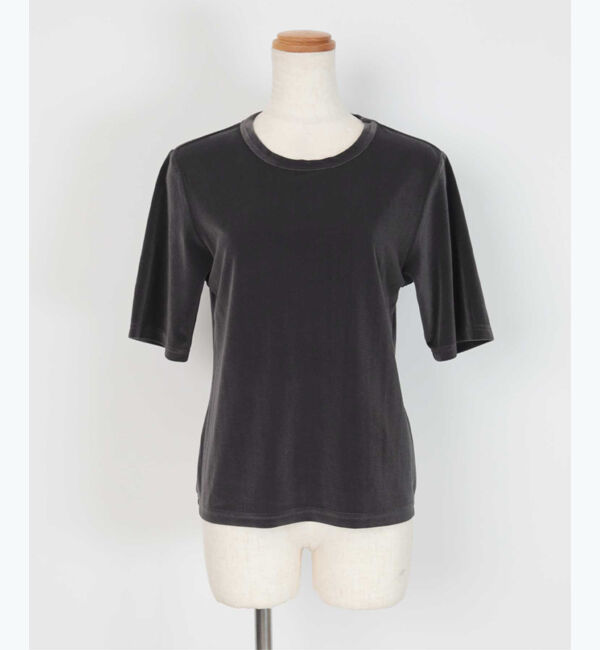 ur's「ベロアハーフスリーブTシャツ」|Tシャツ・カットソー|