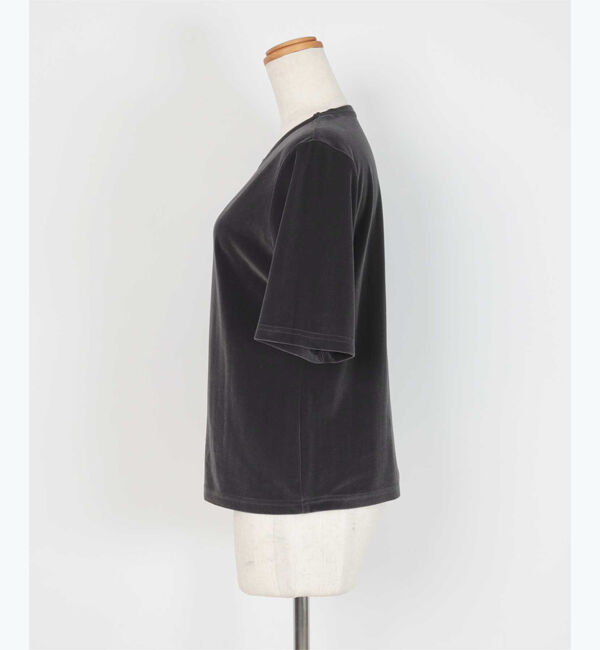 ur's「ベロアハーフスリーブTシャツ」|Tシャツ・カットソー|