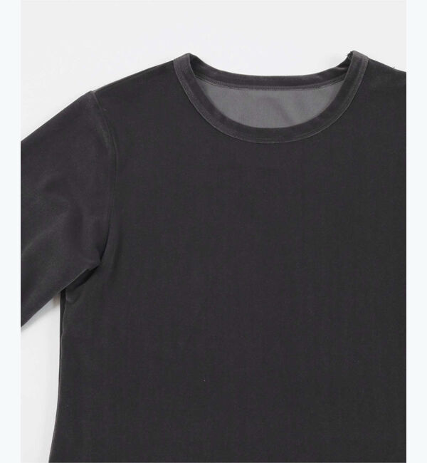 ur's「ベロアハーフスリーブTシャツ」|Tシャツ・カットソー|