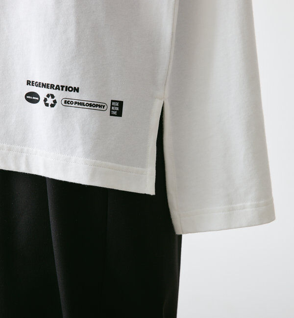  「【F&B】オーガニックコットンフレンチスリーブT」|Tシャツ・カットソー|