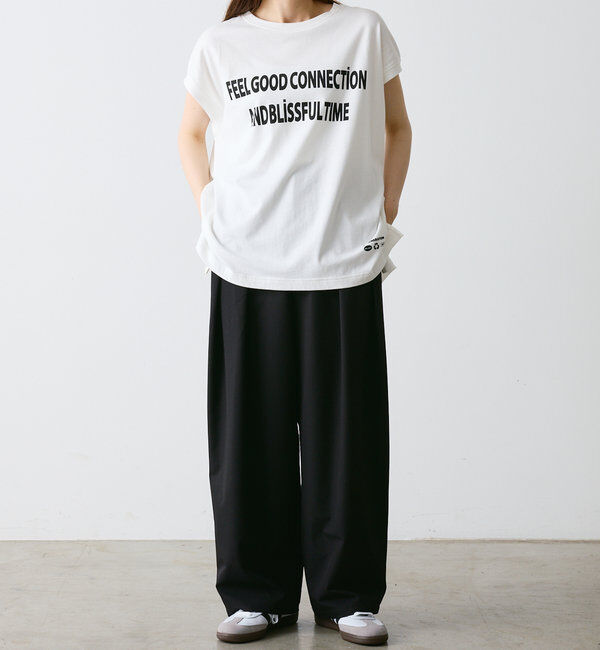  「【F&B】オーガニックコットンフレンチスリーブT」|Tシャツ・カットソー|