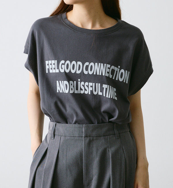  「【F&B】オーガニックコットンフレンチスリーブT」|Tシャツ・カットソー|