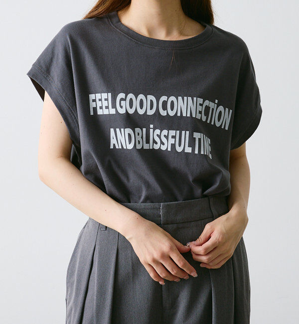  「【F&B】オーガニックコットンフレンチスリーブT」|Tシャツ・カットソー|