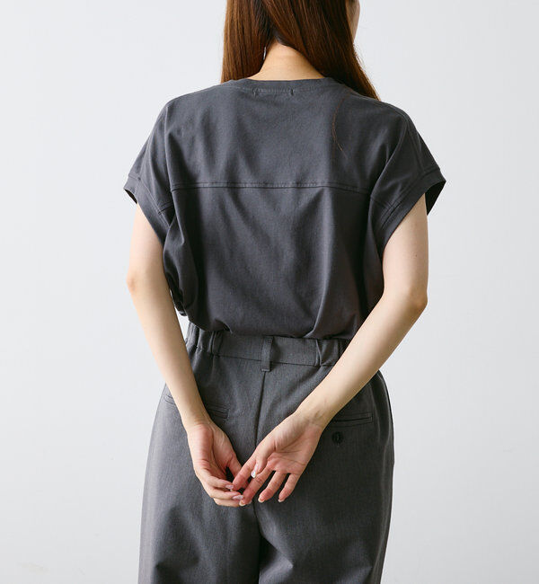  「【F&B】オーガニックコットンフレンチスリーブT」|Tシャツ・カットソー|