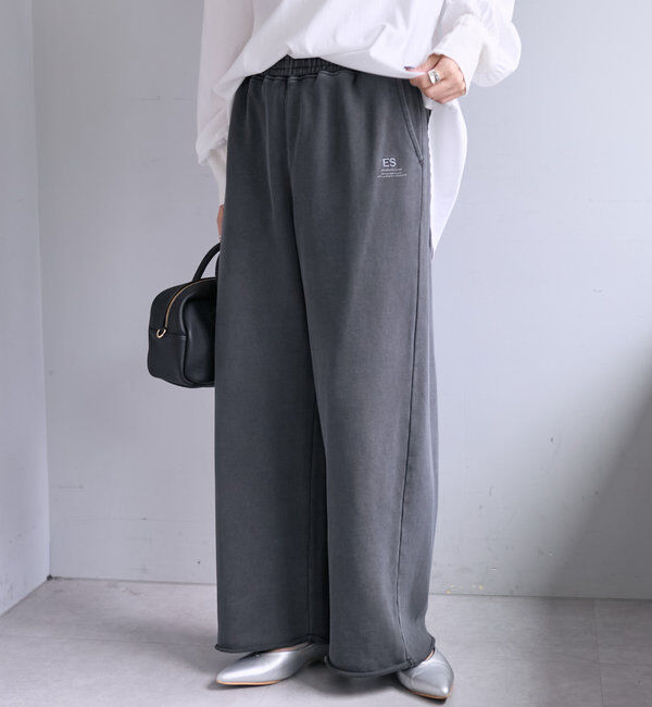  「ピグメント裏毛スウェットフレアパンツ」|その他|