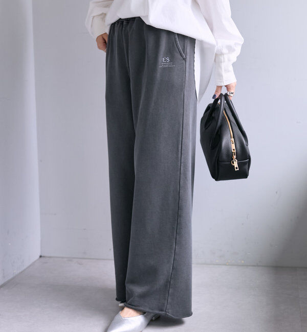  「ピグメント裏毛スウェットフレアパンツ」|その他|