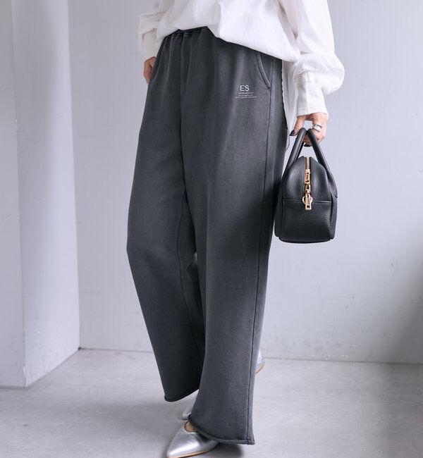  「ピグメント裏毛スウェットフレアパンツ」|その他|