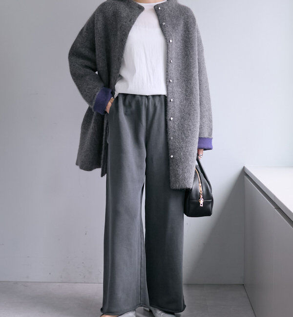  「ピグメント裏毛スウェットフレアパンツ」|その他|