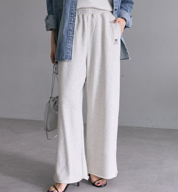  「ピグメント裏毛スウェットフレアパンツ」|その他|オートミール