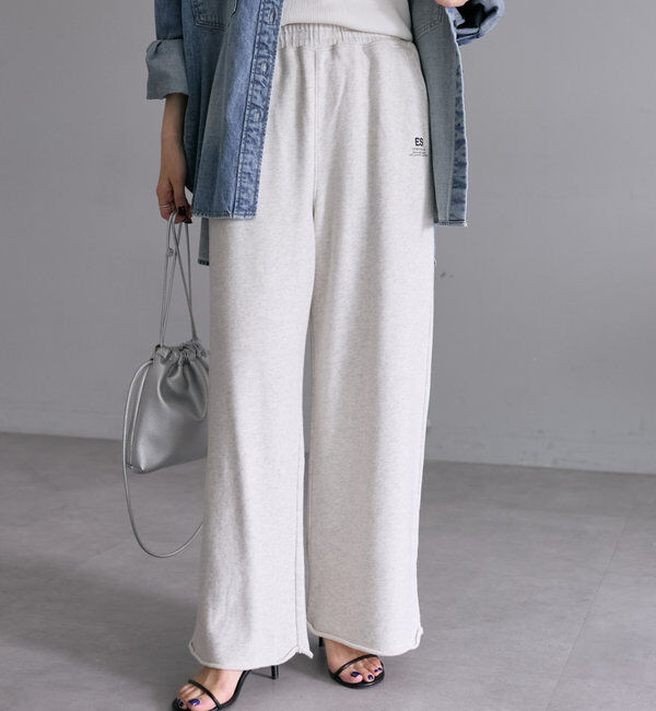  「ピグメント裏毛スウェットフレアパンツ」|その他|