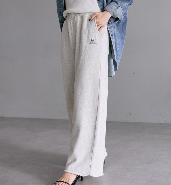  「ピグメント裏毛スウェットフレアパンツ」|その他|