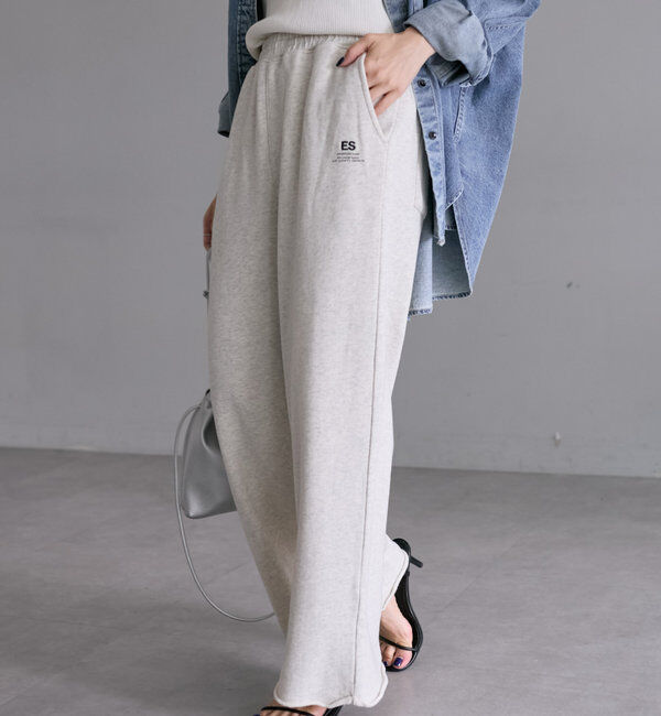  「ピグメント裏毛スウェットフレアパンツ」|その他|