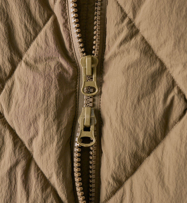  「リサイクルダウンジップアップフードジャケット」|テーラードジャケット|