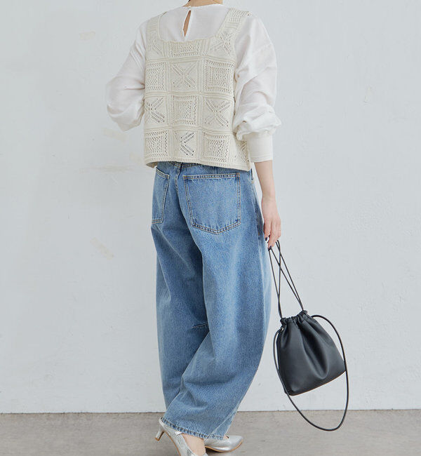  「すかし編みニットビスチェ」|ニット・セーター|
