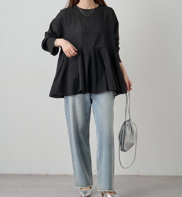  「シアーペプラムブラウス」|プルオーバー|