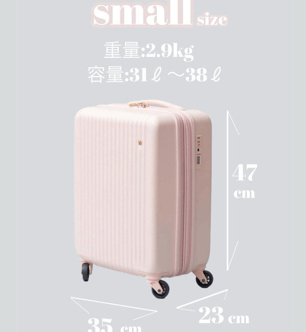  「NICE CLAUPスーツケース(小) （縦47cm機内持ち込みサイズ）」|その他|