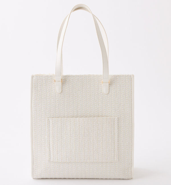  「【LouLoumei】8色展開／ハートチャーム付きトートバッグ／自立可能」|トートバッグ|